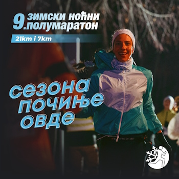 9. Zimski noćni polumaraton